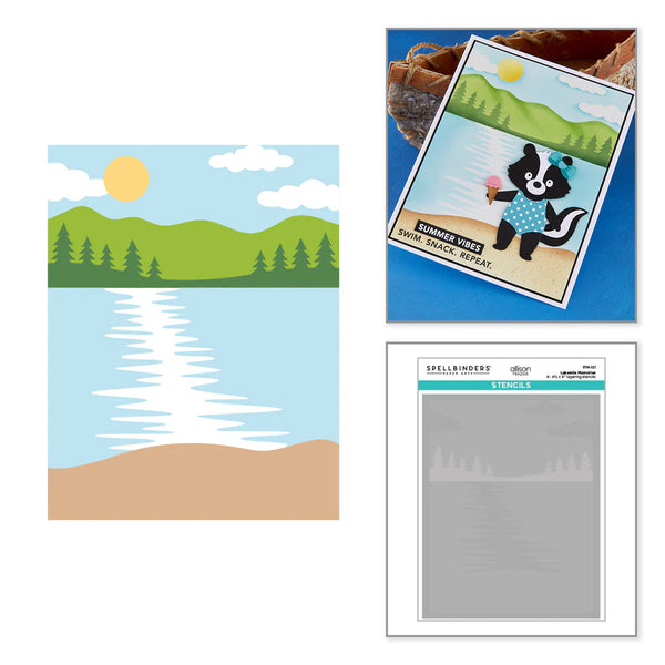 Lakeside Memories Layered Stencil | Summer Camp Collection