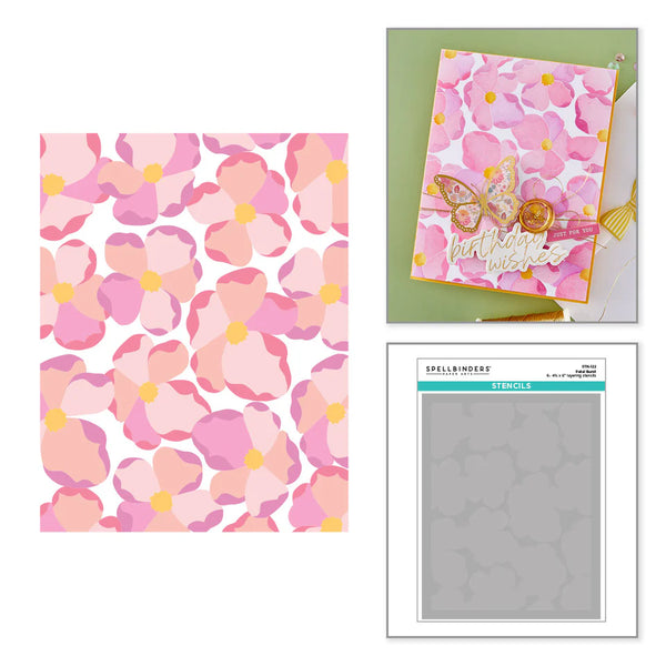 Petal Burst Layering Stencil Set