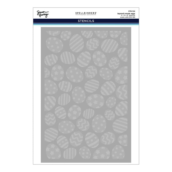 Ornate Eggs Layering Stencils | Simon Hurley