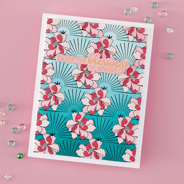 Radiant Blooms Press Plate & Die Set | BetterPress Society {February 2026}