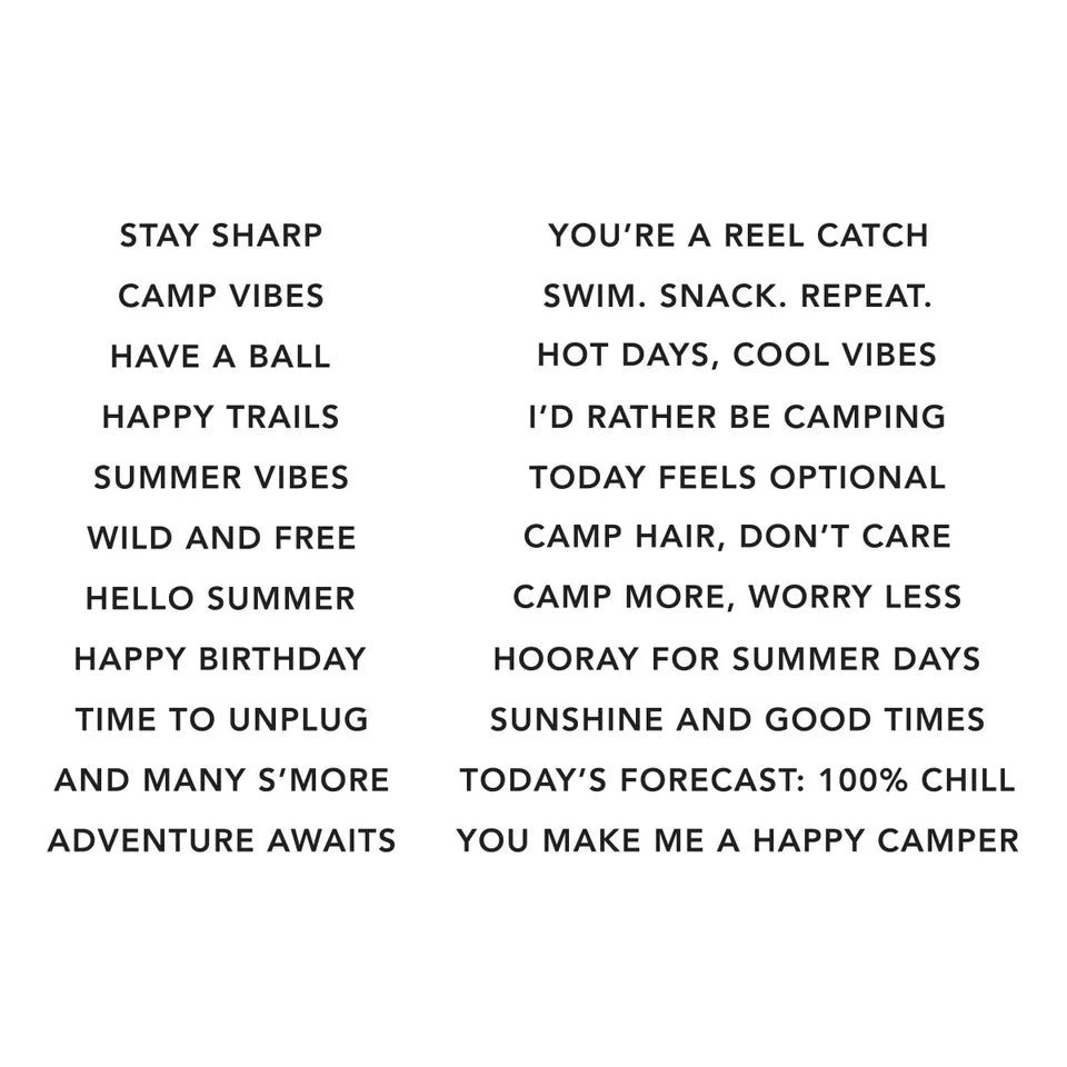 Summertime Sentiments Clear Stamp Set | Allison Frazier