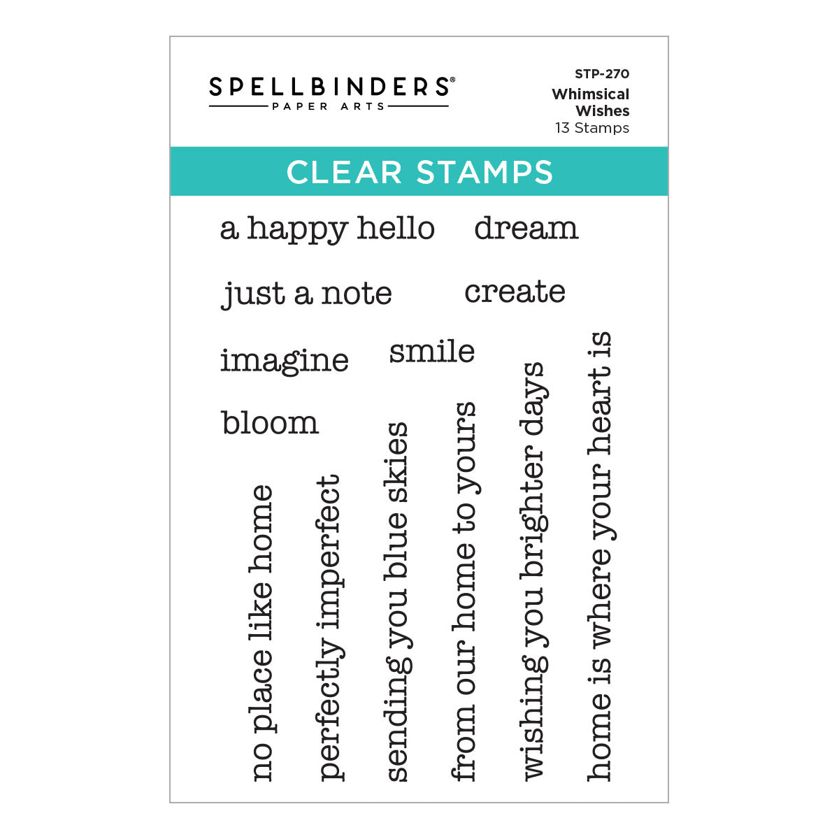 Whimsical Wishes Clear Stamp Set | Vicky Papaioannou