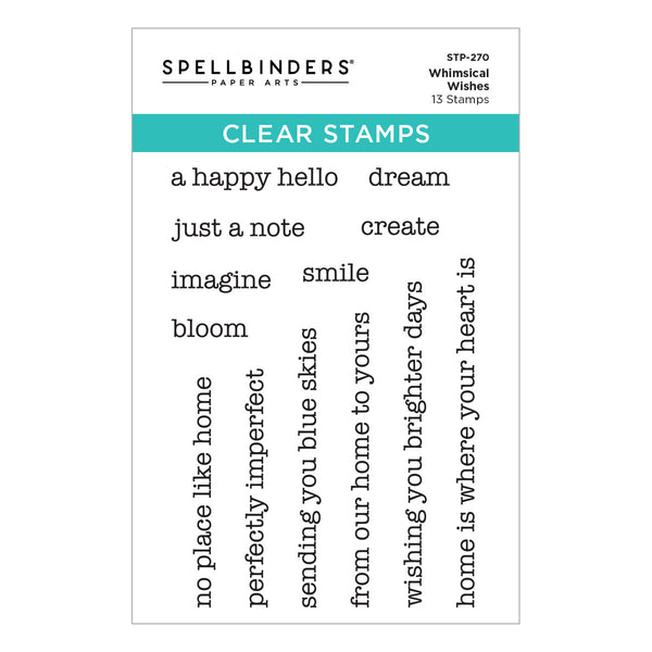 Whimsical Wishes Clear Stamp Set | Vicky Papaioannou