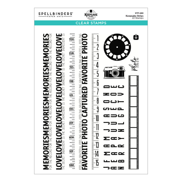 Keepsake Strips Clear Stamp Set | Esther Glas {coming soon!}