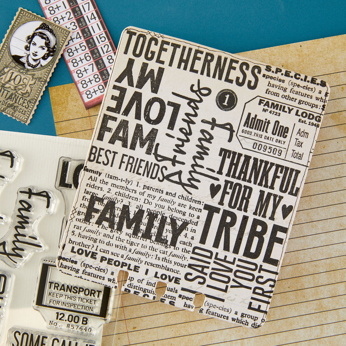 Family & Friends Clear Stamp Set | Esther Glas {coming soon!}