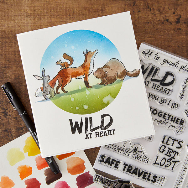 Words for the Wild Clear Stamp Set | Josh Griffiths Studio
