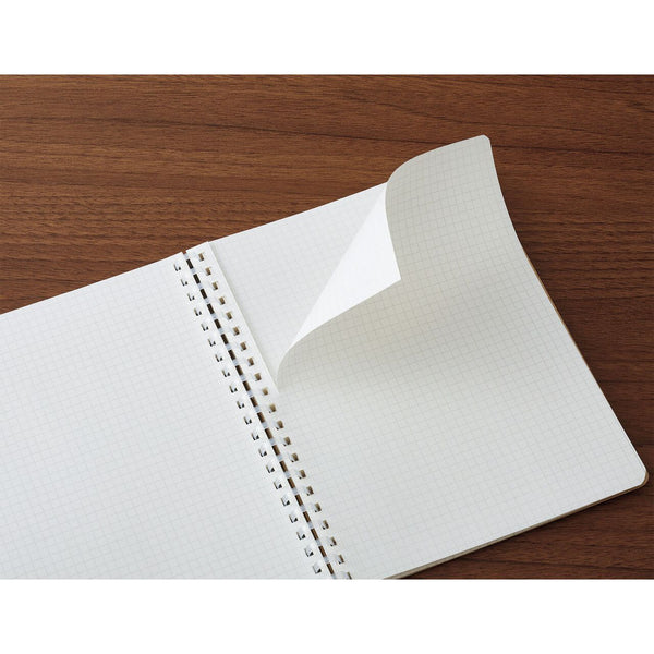 Warm Gray Sooofa Soft Ring B6 4mm Grid Notebook