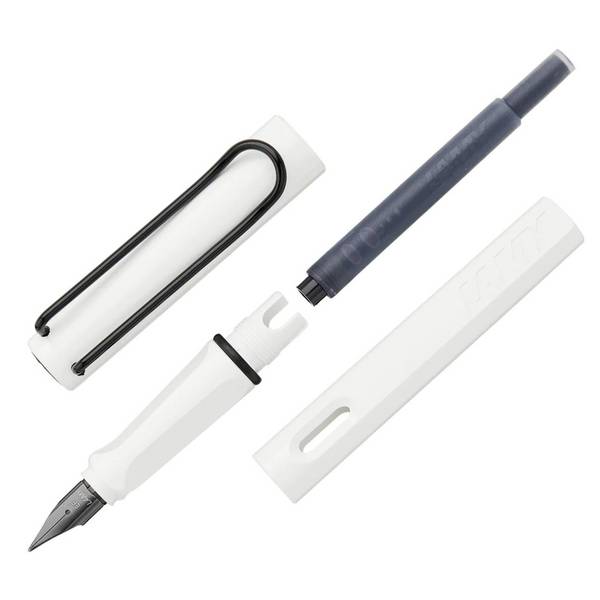 Lamy Safari Fountain Pen | White + Black {Special Edition}