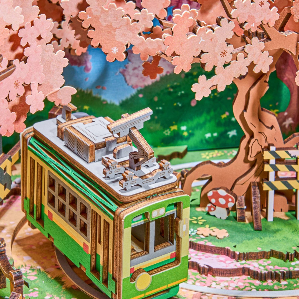 {coming soon!} Sakura Dreamy Tour Mechanical Music Box Diorama Kit