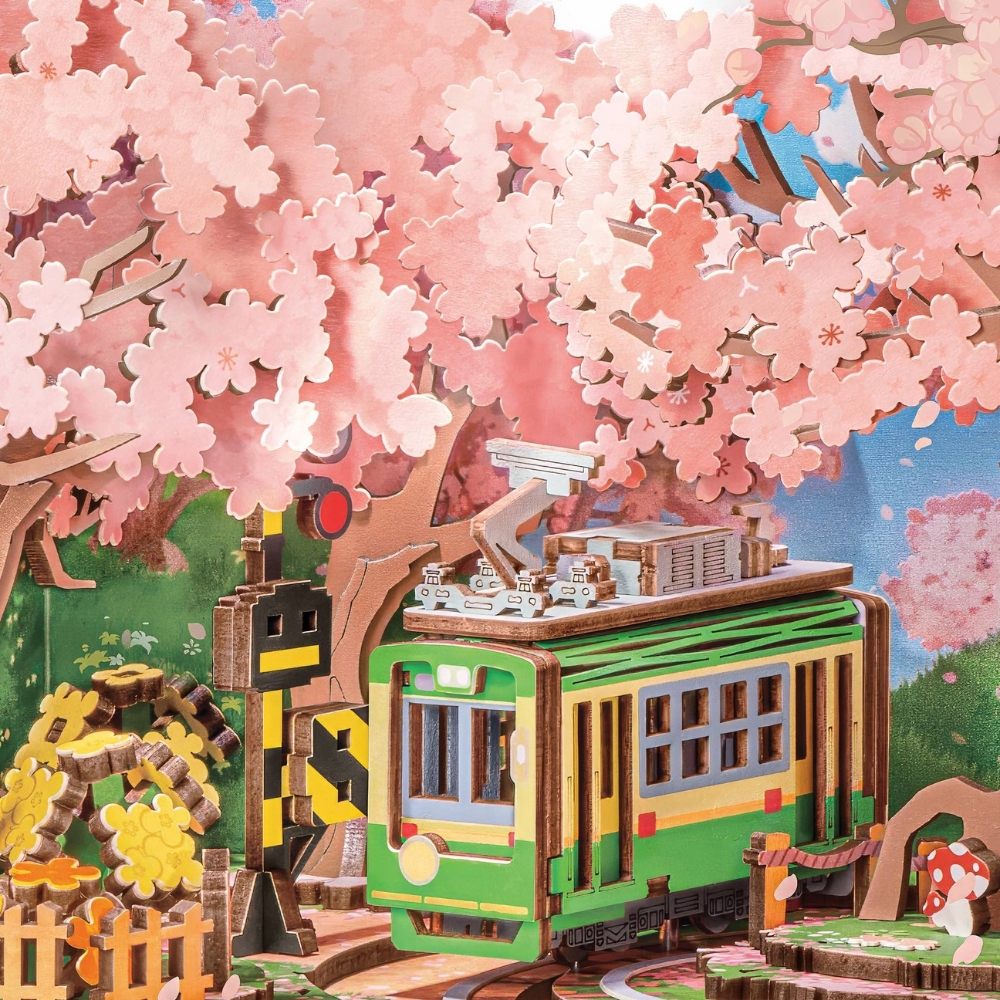 {coming soon!} Sakura Dreamy Tour Mechanical Music Box Diorama Kit
