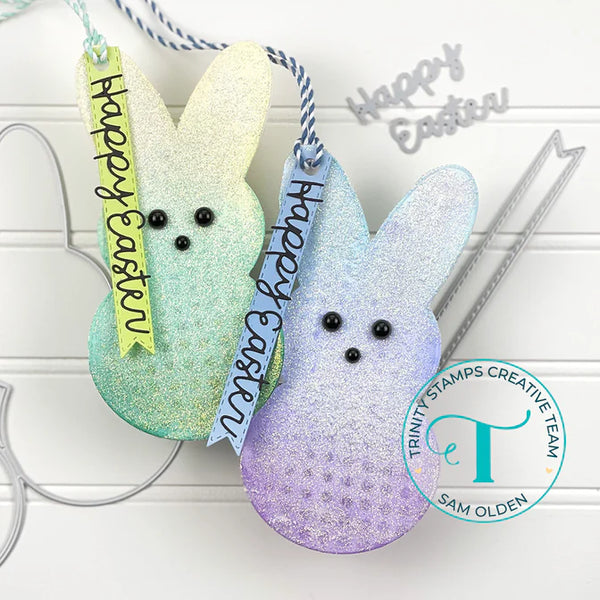 Squishy Bunny-Shaped Card Die Set