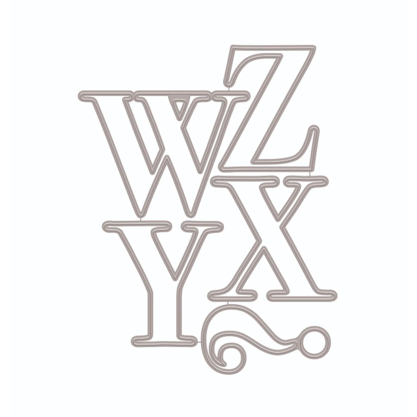 {back soon!} Alphabet Letter Die Sets