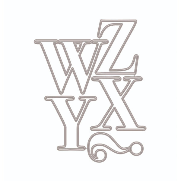 {back soon!} Alphabet Letter Die Sets