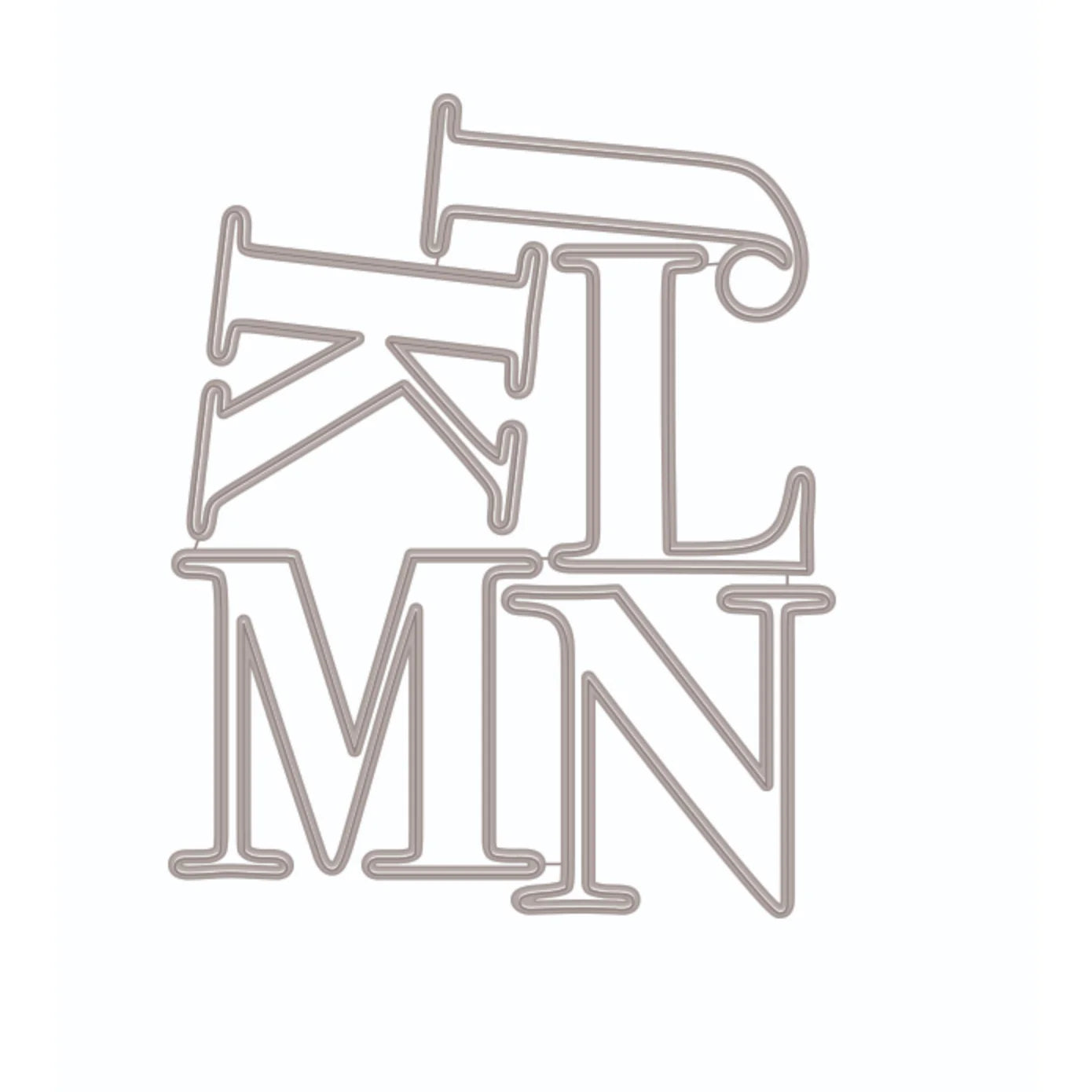 {back soon!} Alphabet Letter Die Sets