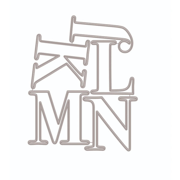 {back soon!} Alphabet Letter Die Sets