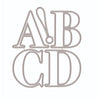 {back soon!} Alphabet Letter Die Sets