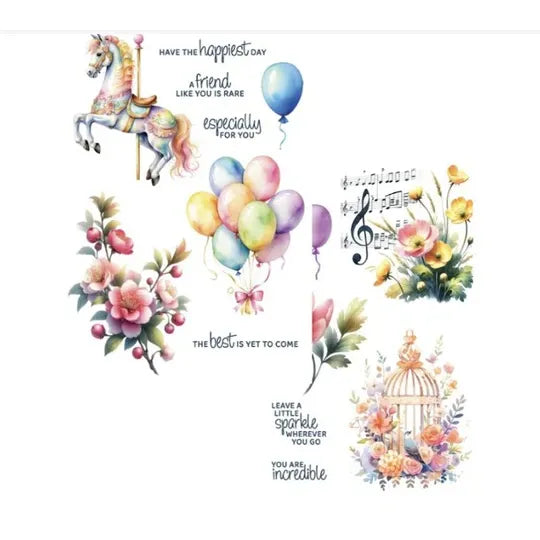 Happiest Day Rub-ons | Maker Mania 13