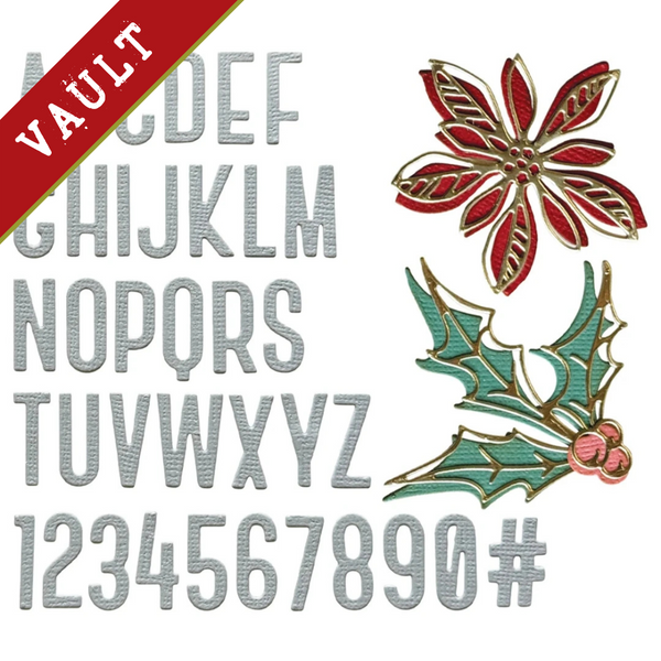 Seasonal Sketch Die Set | Tim Holtz Christmas Vault Release