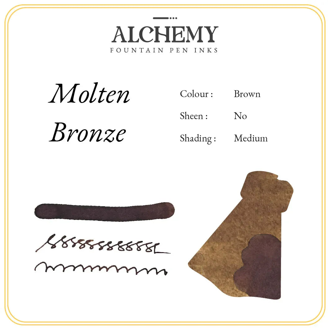 Molten Bronze Fountain Pen Ink | Endless Alchemy