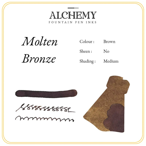 Molten Bronze Fountain Pen Ink | Endless Alchemy