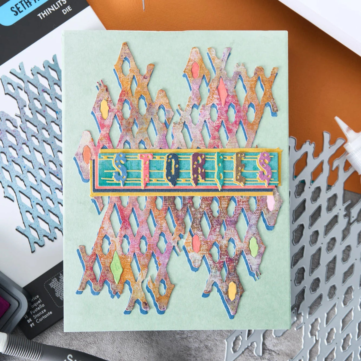 Word Wafers No. 2 Thinlits Die Set | Seth Apter