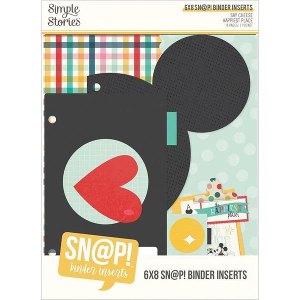 Happiest Place 6x8 Snap Binder Inserts | Simple Stories Say Cheese