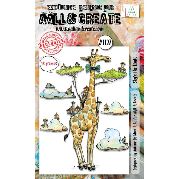 Sky's the Limit A6 Clear Stamp Set No. 1127