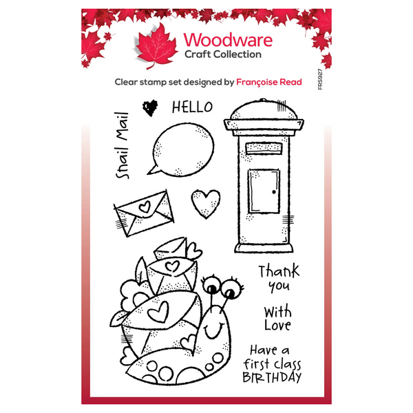 Snail Mail 4x6 Clear Stamp Set | Francoise Read