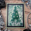 Snow Frosted Tree 4x6 Stamp Set | Woodware