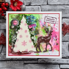 Snow Frosted Tree 4x6 Stamp Set | Woodware