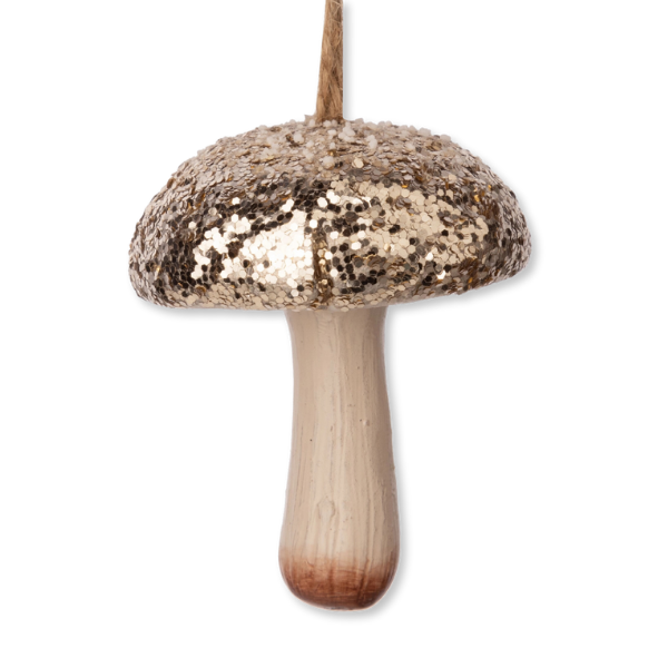 Sparkle Top Mushroom Ornament