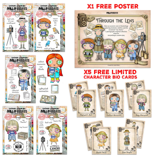 Through The Lens A5 Stamp Bundle | Janet Klein