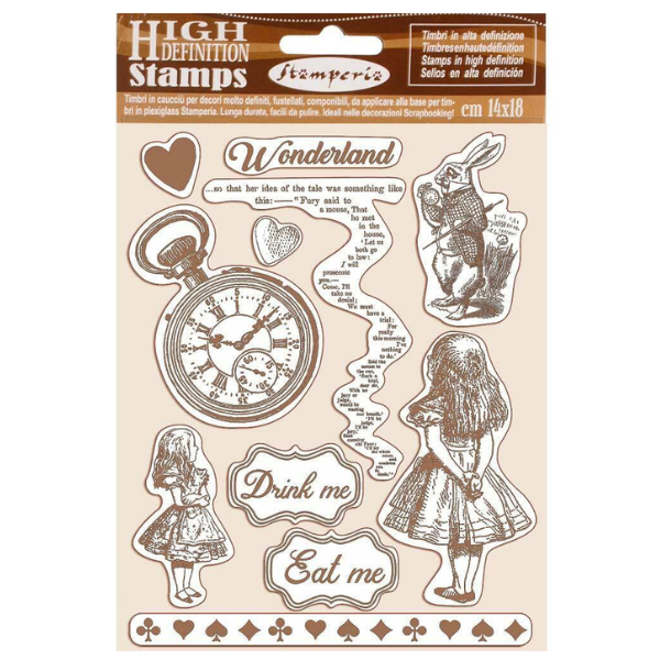 Alice Checkmate High Definition Stamp Set