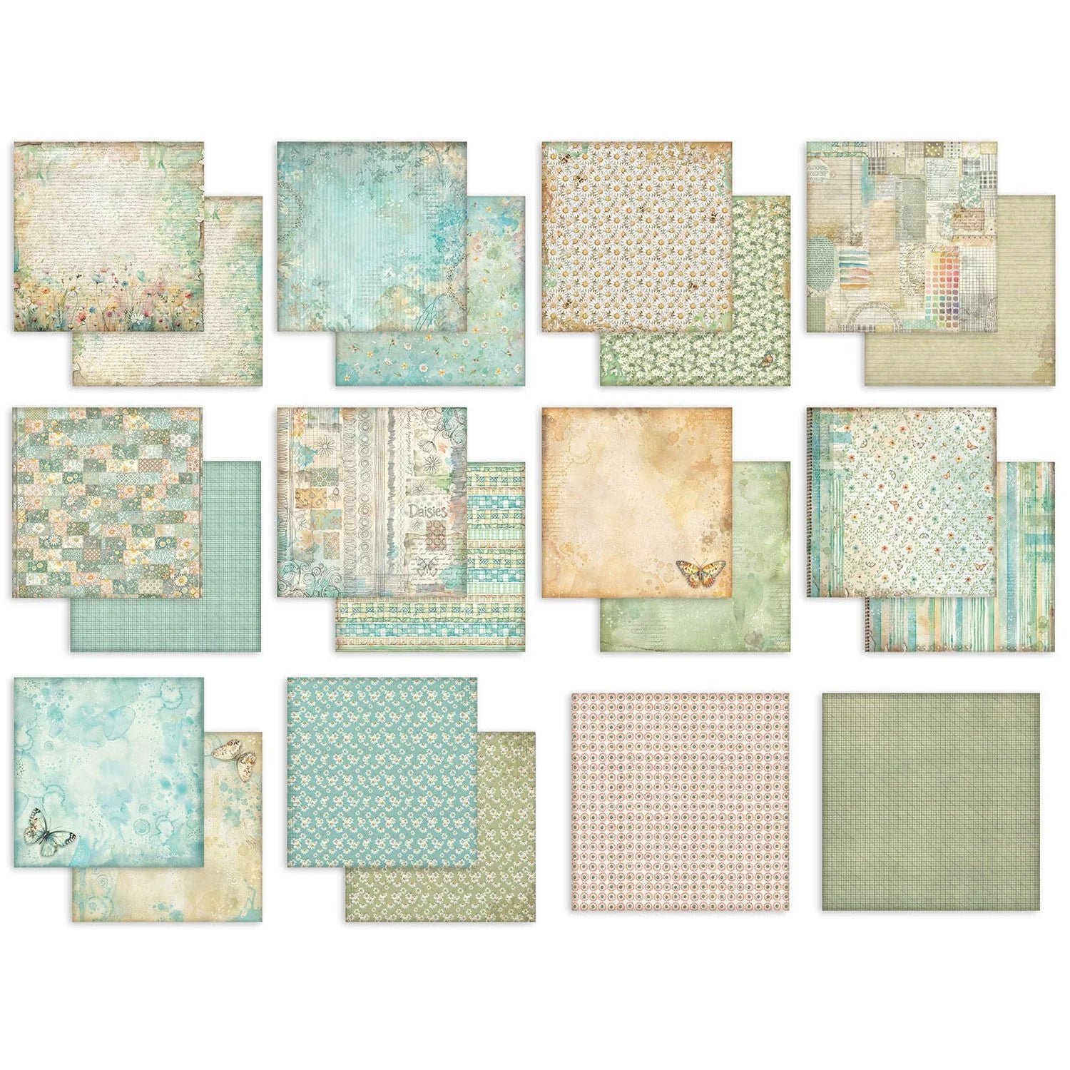 Daisy Art 12x12 Background Paper Pack