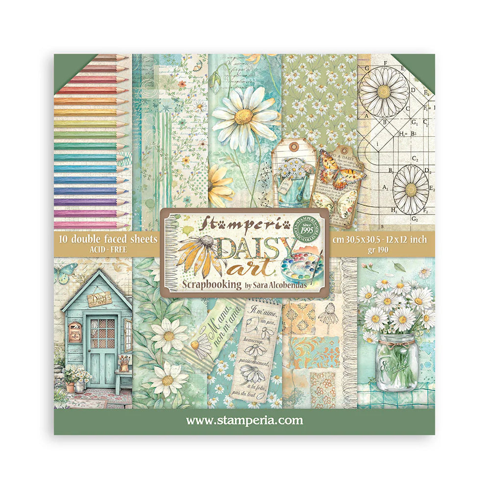 Daisy Art 12x12 Double-Sided Paper Pack