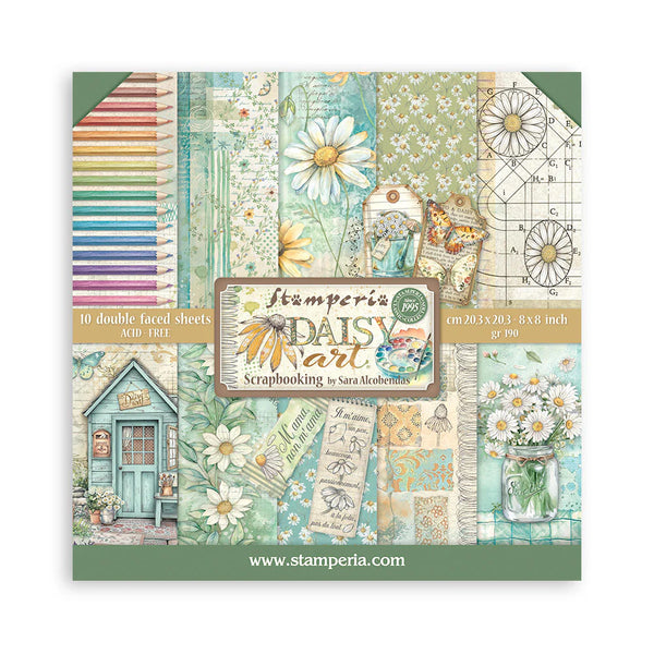 Daisy Art 8x8 Double-Sided Paper Pack