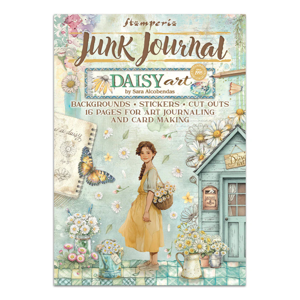{coming soon!} Daisy Art Junk Journal Ephemera Book