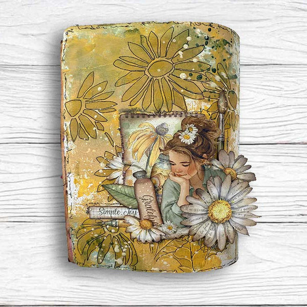 {coming soon!} Daisy Art Junk Journal Ephemera Book