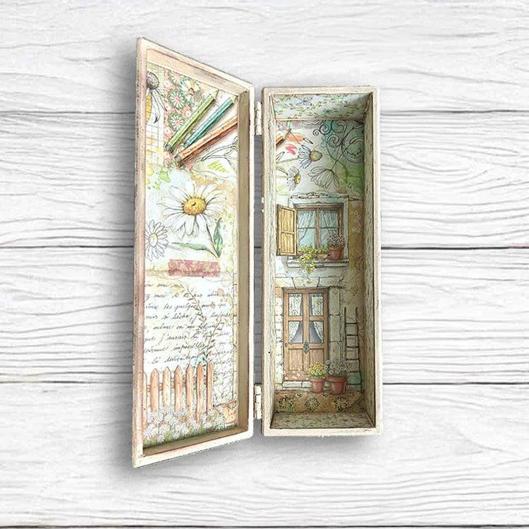 Butterfly and Daisy Stencil | Daisy Art