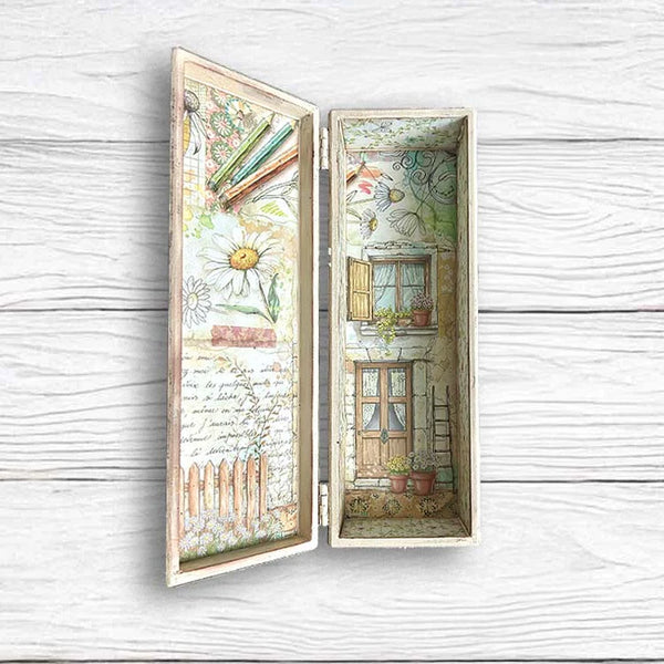 Butterfly and Daisy Stencil | Daisy Art