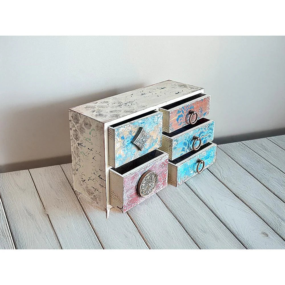 Golden Sun Metallic Misty Paint | Art Stories