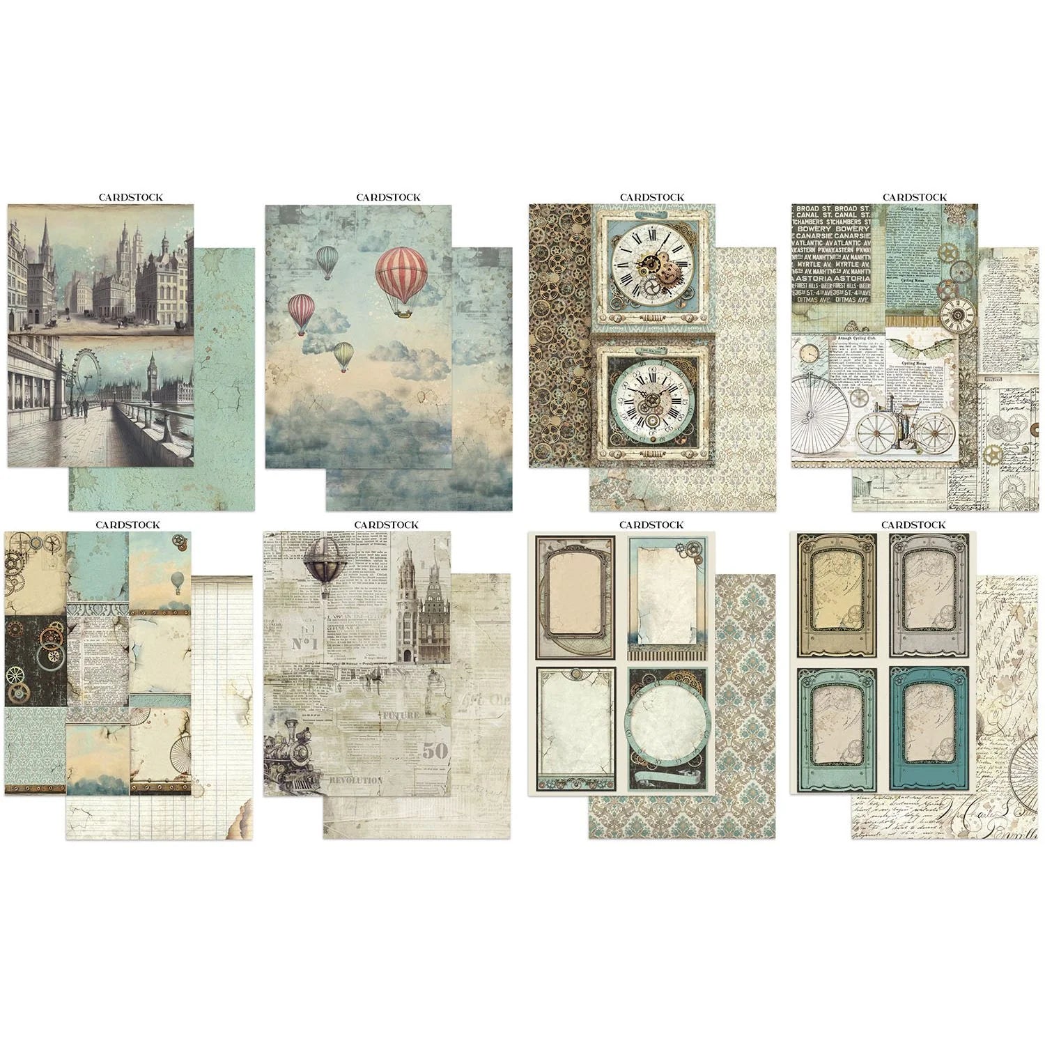 Art of Traveling Junk Journal Ephemera Book