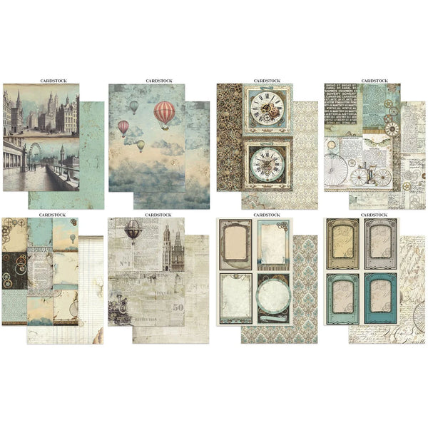 Art of Traveling Junk Journal Ephemera Book