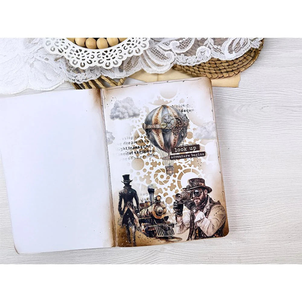 Art of Traveling Junk Journal Ephemera Book