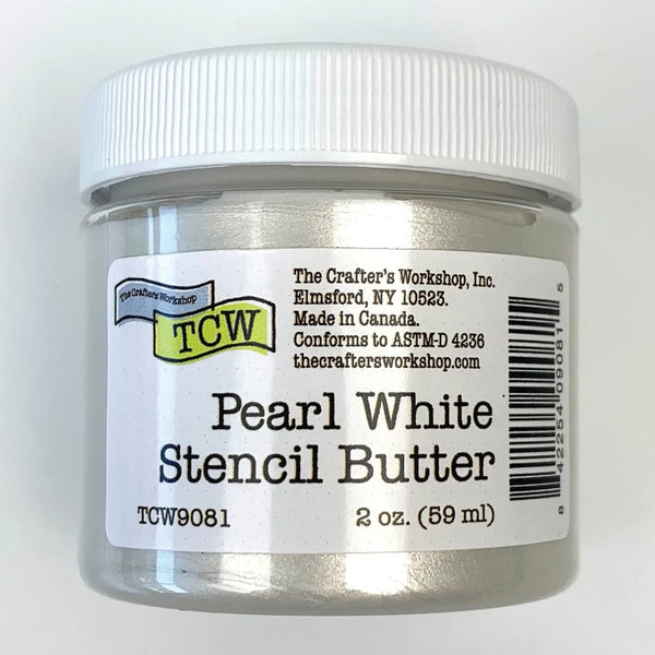 Pearl White 1 oz Stencil Butter