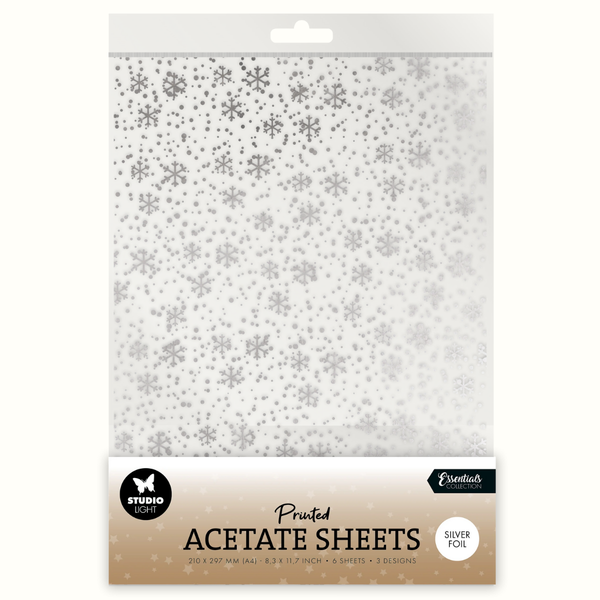 {coming soon!} Snowflake 8.5x11 Acetate Sheets