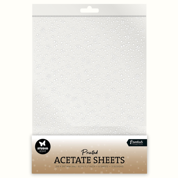 {coming soon!} Snowflake 8.5x11 Acetate Sheets
