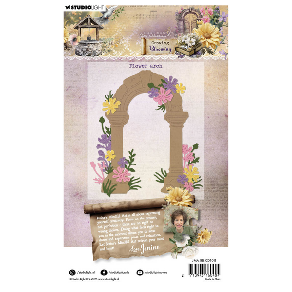 Flower Arch Growing & Blooming Die Set | Jenine's Mindful Art