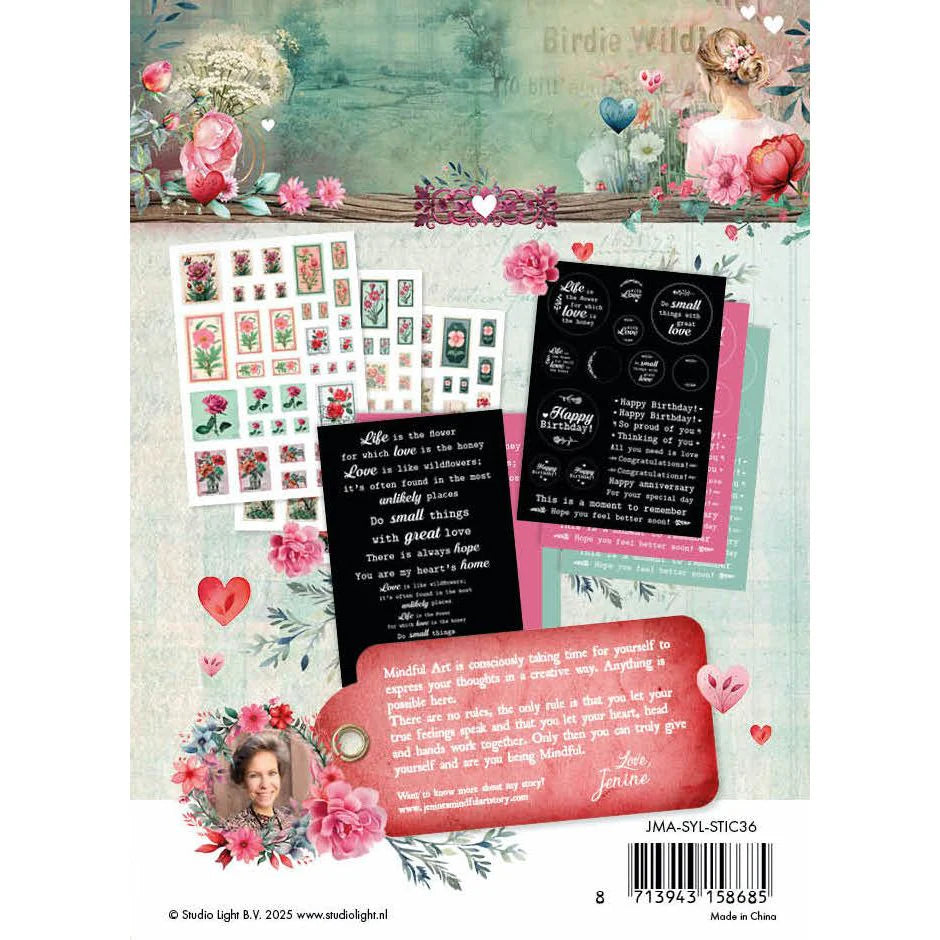 Sending You Love Postage and Quote Stickers