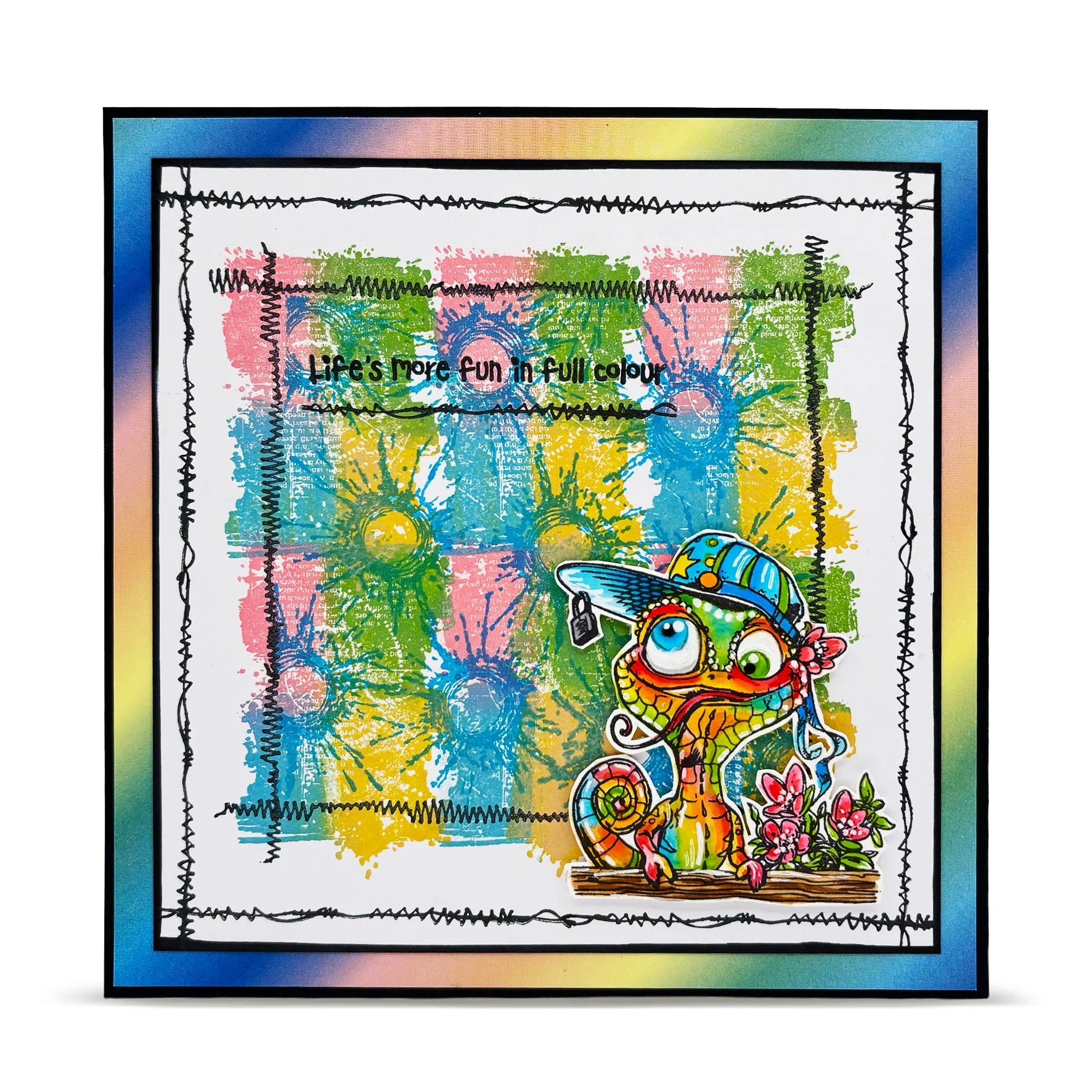 Sewn Sparks Clear Stamp Set No. 1337